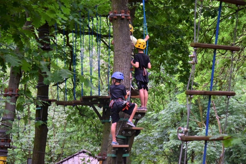 Park linowy w Inowrocławiu czynny jest od wtorku do...