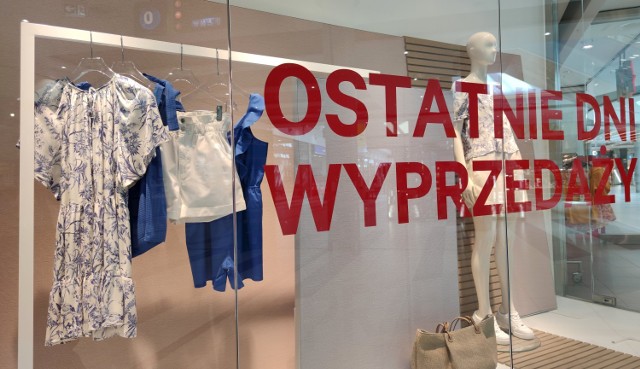 Wyprzedaże w galerii Focus Mall w Piotrkowie