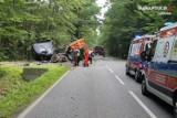 Wypadek między Koszęcinem i Boronowem. Udało się ustalić płeć i tożsamość ofiary, która spłonęła w oplu [ZDJĘCIA]