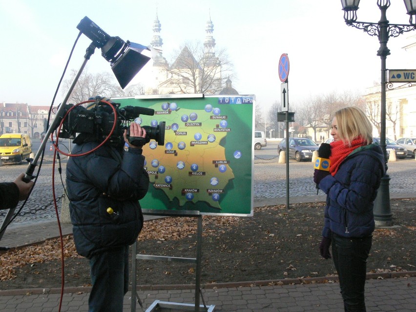 Z Łowicza nadawano też wczoraj pogodę dla programu Dzień...