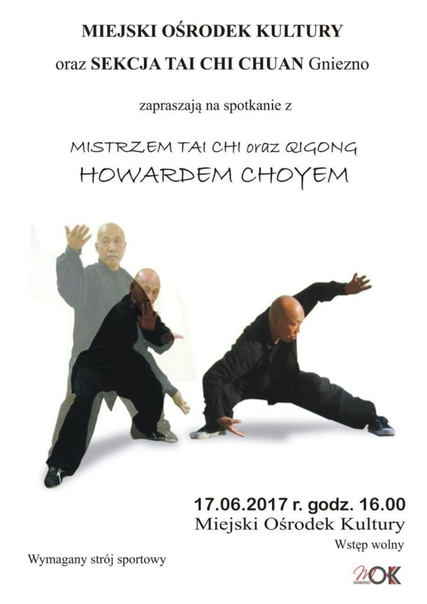 Miejski Ośrodek Kultury oraz sekcja TAI CHI  zaprasza...