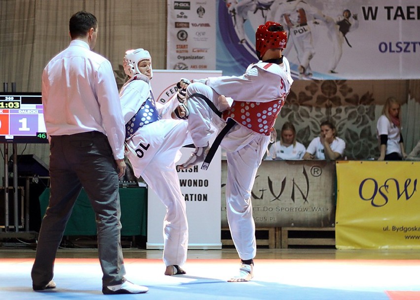 Mistrzostwa Polski seniorów w taekwondo olimpijskim w Olsztynie [zdjęcia - część 1.]