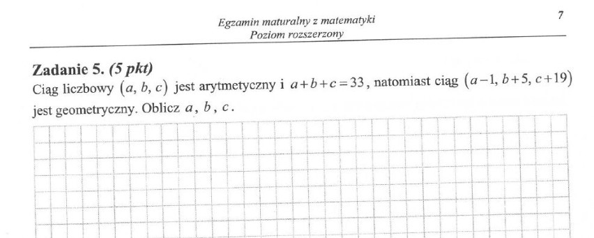 MATEMATYKA - ARKUSZ ROZSZERZONY - MATURA 2013