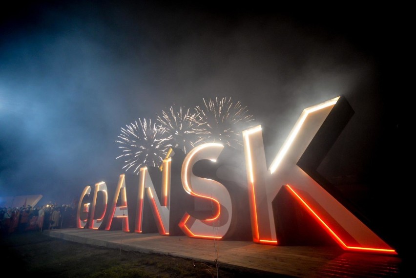 Napis "Gdańsk" na Ołowiance