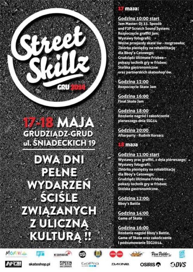 Street Skillz 2014- festiwal „kultury ulicy"!