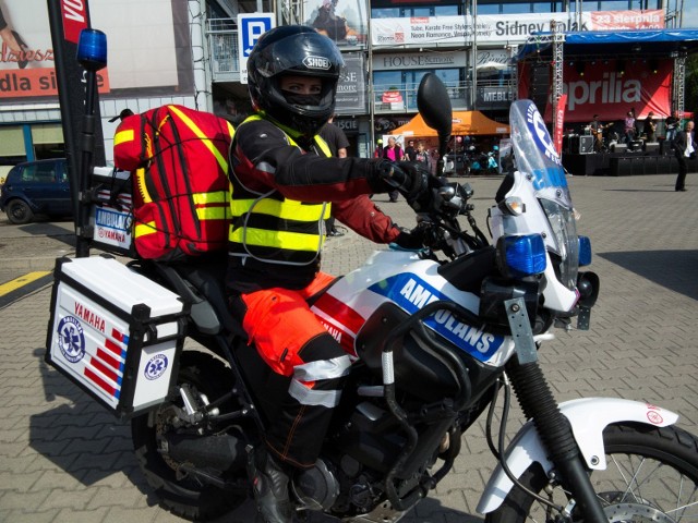 Motoambulans w Warszawie