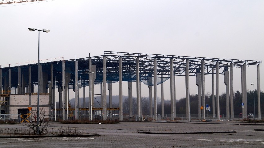 Trwa budowa Bydgoskiego Centrum Targowo-Wystawienniczego w Myślęcinku [zdjęcia] 
