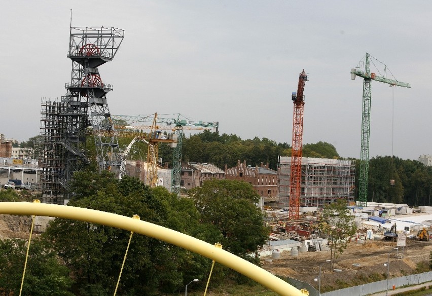 Tam nie ma Taurona, bo praca na budowie wre. Najnowsze foto z budowy Muzeum Śląskiego