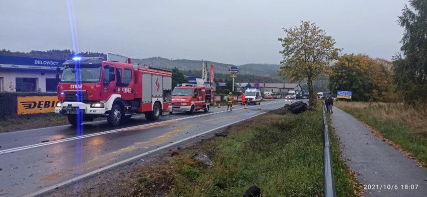 Nowa Ruda: Nietrzeźwy 20-latek przyczyną wypadku. 3 auta. 2...