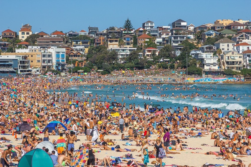 Plaża Bondi, Sydney, Australia

Jedna z największych plaż...