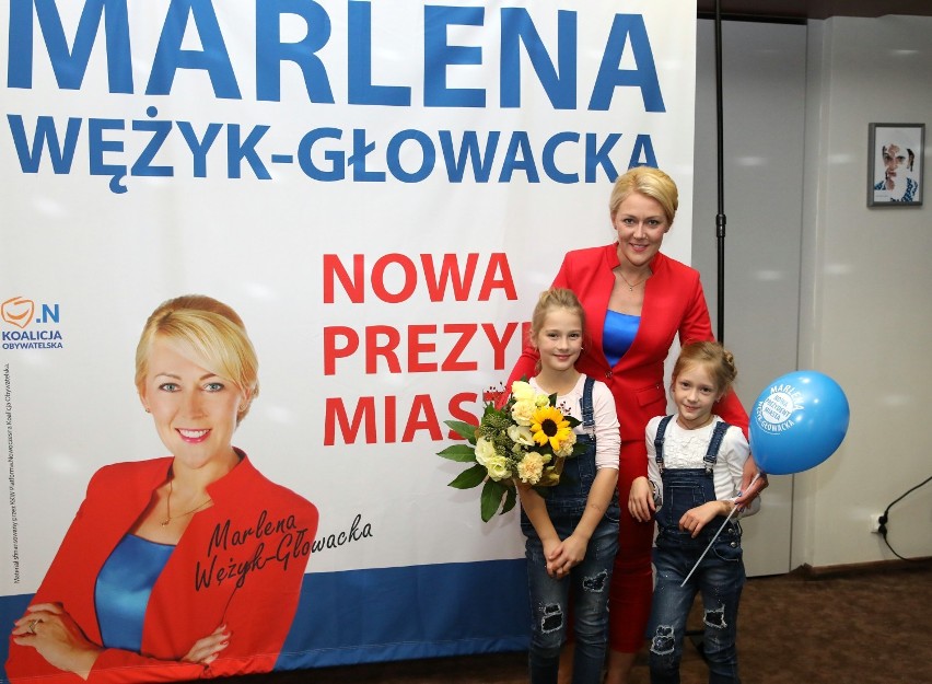 Wybory 2018 w Piotrkowie: Marlena Wężyk-Głowacka komentuje wyniki. Krzysztof Chojniak nie komentuje