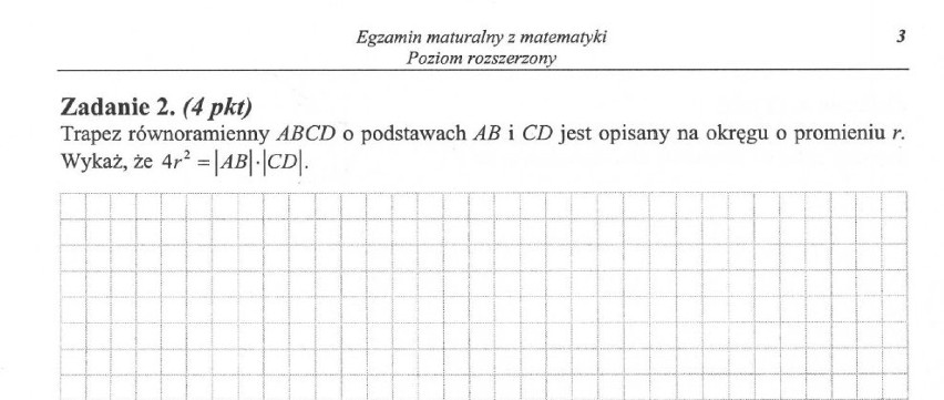 MATEMATYKA - ARKUSZ ROZSZERZONY - MATURA 2013