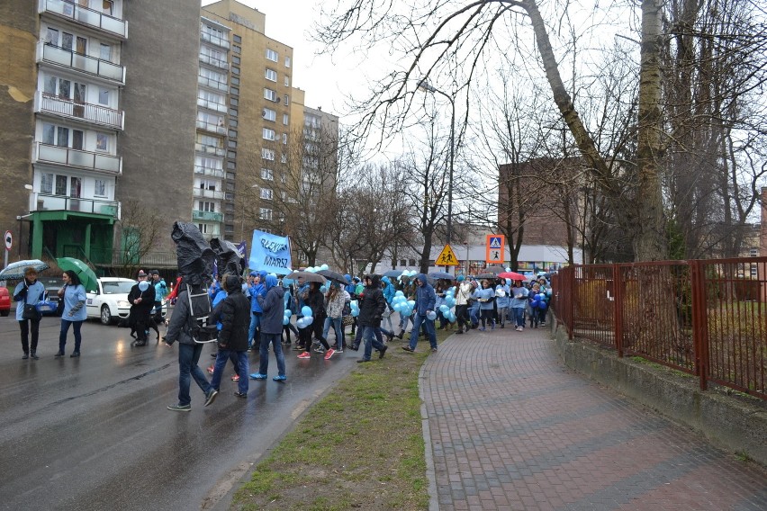 Sosnowiec: Błękitny Marsz pod wodzą Krzysztofa Skiby przeszedł przez miasto [ZDJĘCIA]