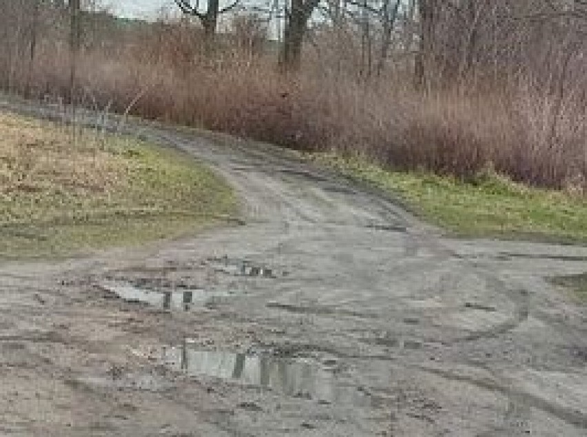 Gmina Stary Targ. Ostatniego remontu drogi w Klecewie nie pamiętają nawet najstarsi mieszkańcy