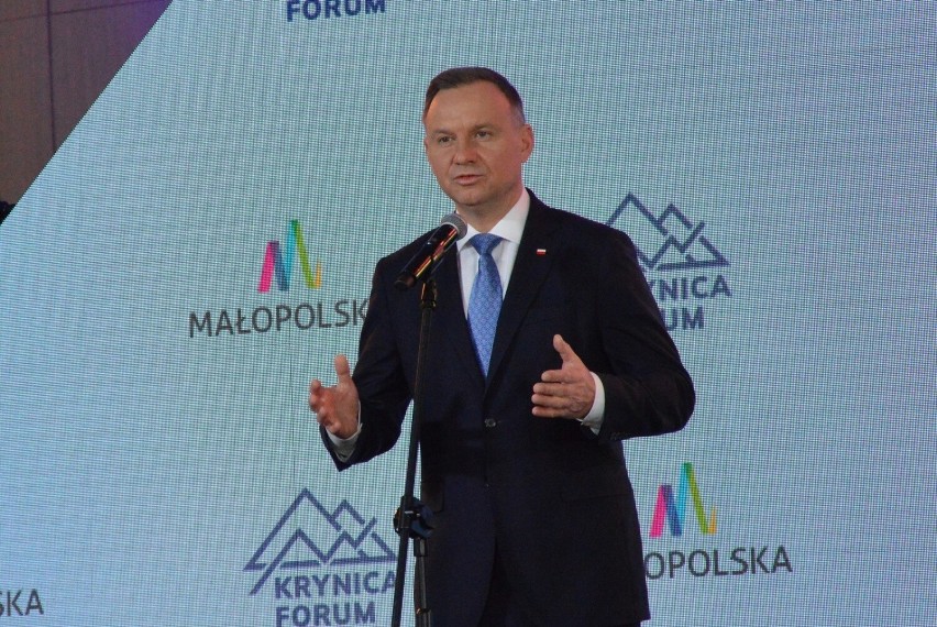 Prezydent RP Andrzej Duda był gościem drugiego dnia Krynica...