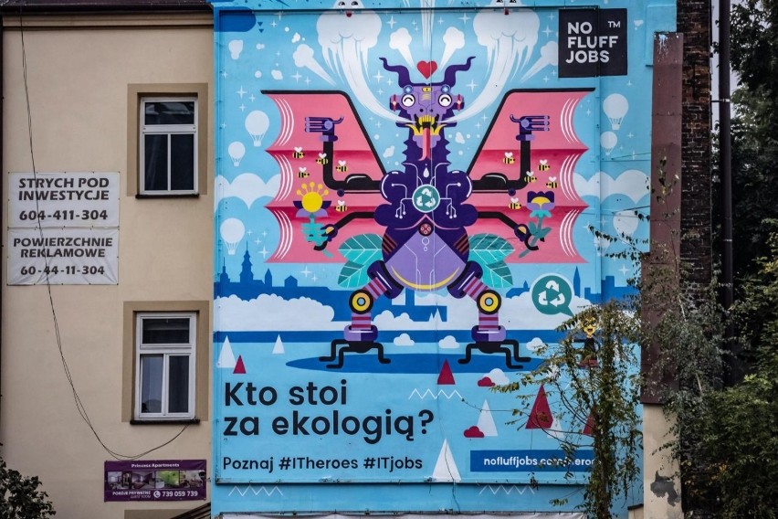 Nowy mural w Krakowie