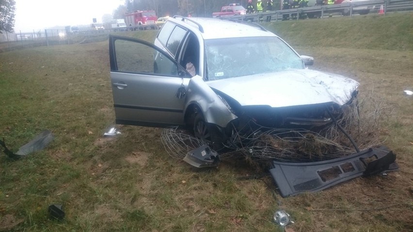 Do wypadku doszlo na autostradzie A2