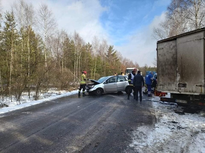 Wypadek między Kluczami i Hutkami