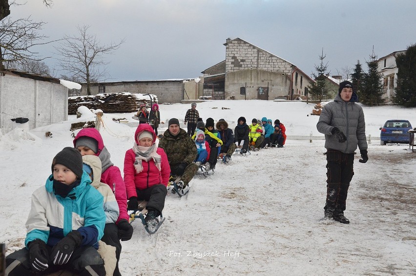 Stajnia Karlikowo (gmina Krokowa) zaprosiła na zimowy kulig