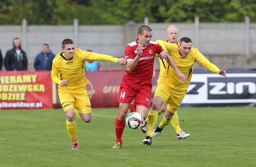 Polonia Piotrków - Widzew Łódź 0:4