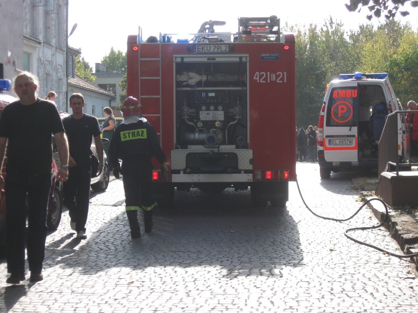Wybuch gazu w ZSZ nr 2 w Kutnie. Ranny mężczyzna przebywa w szpitalu