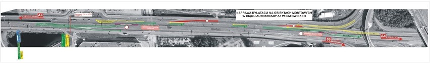 Remont A4 w Katowicach: gigantyczne korki! GDDKiA wymienia dylatację przy CH 3 Stawy