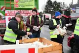 Protestujący rolnicy blokują Psie Pole we Wrocławiu, planują przenieść się do centrum