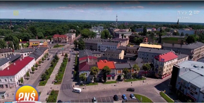 Tomaszów Mazowiecki z lotu ptaka w programie TVP2 "Pytanie na śniadanie" [ZDJĘCIA]