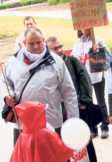 Maluchy wspierały rodziców protestujących pod SCC