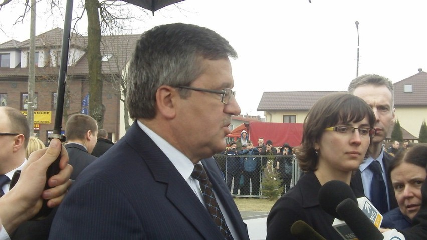 Prezydent Komorowski odwiedził Kraśnik w 2012r.