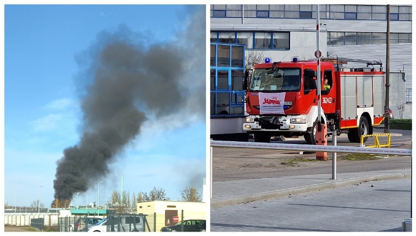 Pożar na ulicy Duninowskiej we Włocławku