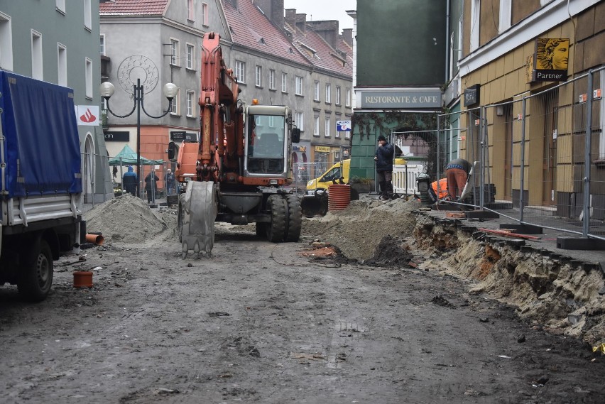 Trwa przebudowa ulicy Długiej w Raciborzu