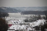 Zima w Kazimierzu Dolnym: Najgorzej nad Wisłą (zdjęcia)