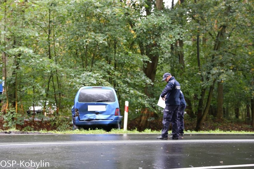 Groźny wypadek na trasie Kobylin-Smolice [ZDJĘCIA]