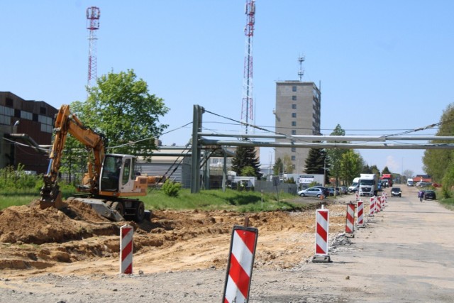 Budowa ulicy Ciepłowniczej w Wieluniu