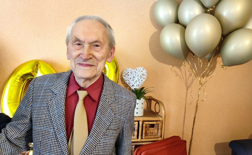 Hieronim Tomczak z Oświęcimia, 11 kwietnia skończył 100 lat....