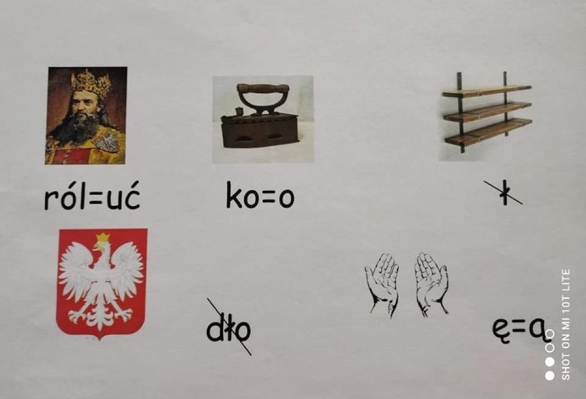 Uczniowie kazimierskiej „jedynki” przygotowali rebusy zawierające przysłowia. Potraficie je wszystkie rozwiązać? (ZDJĘCIA)