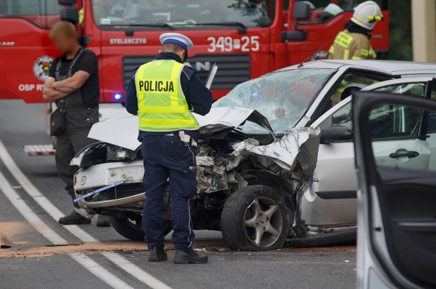 Wypadek w Jastrzębnikach pod Kaliszem