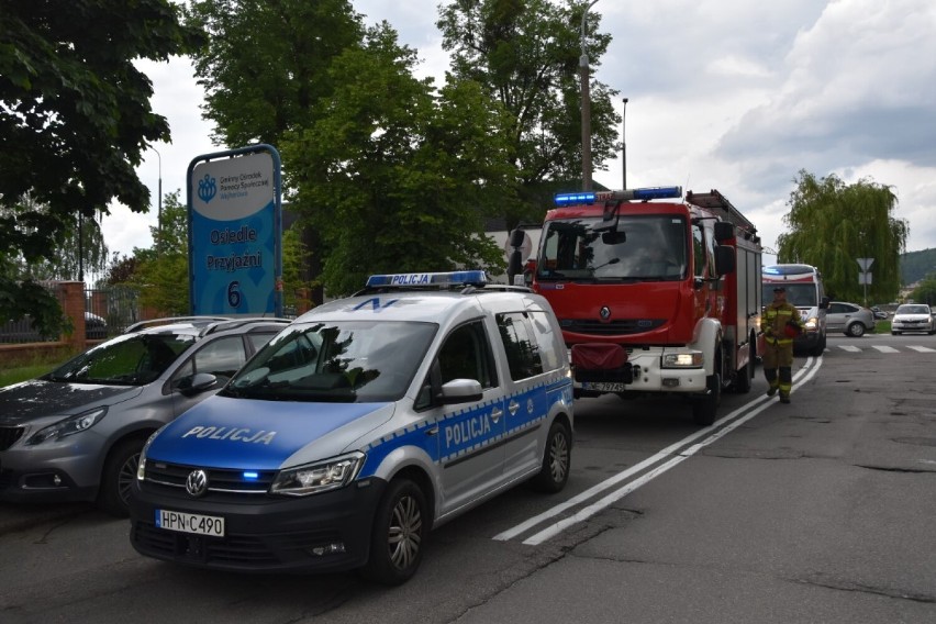 Potrącenie rowerzystki na przejściu dla pieszych w Wejherowie. Kierująca rowerem została przewieziona do szpitala | ZDJĘCIA
