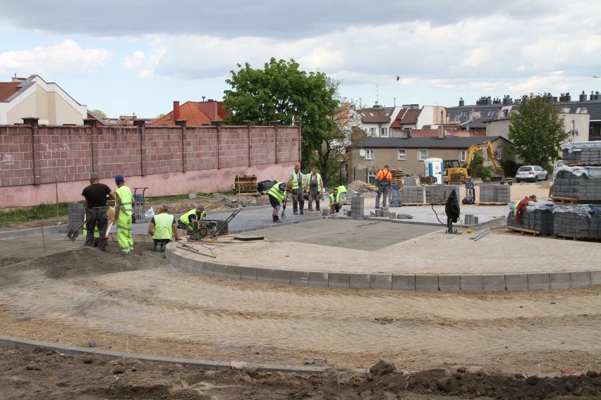 Tczew, stare miasto. Będzie nowy parking przy ul. Ściegiennego. Przybędzie ok. 50 miejsc postojowych. Znamy termin zakończenia prac | FOTO