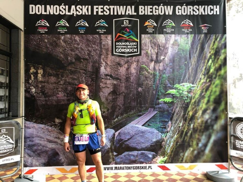 Jarosław Białczyk z Szamotuł przebiegł najdłuższy i najtrudniejszy ultramaraton górski w Polsce! [ZDJĘCIA]