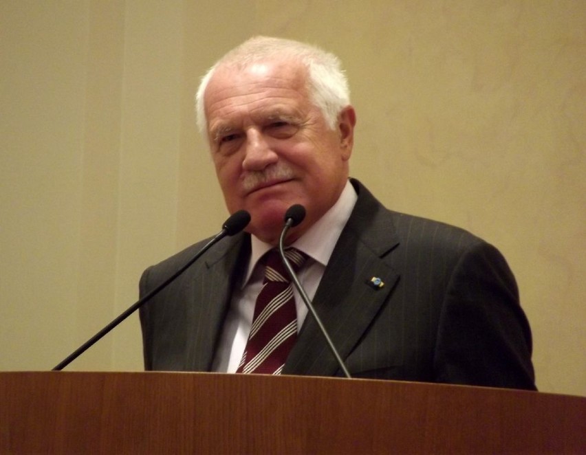 Vaclav Klaus w Krakowie