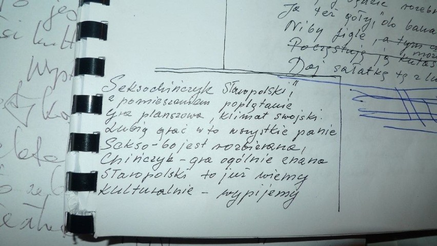 Rękopis "Ferdydurki" Wiesława Wójcika