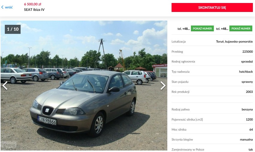 Czy w Toruniu można kupić sensowne auto w przedziale 6-10...