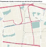 Remont ul. Przybyszewskiego w Łodzi. Mapa objazdów