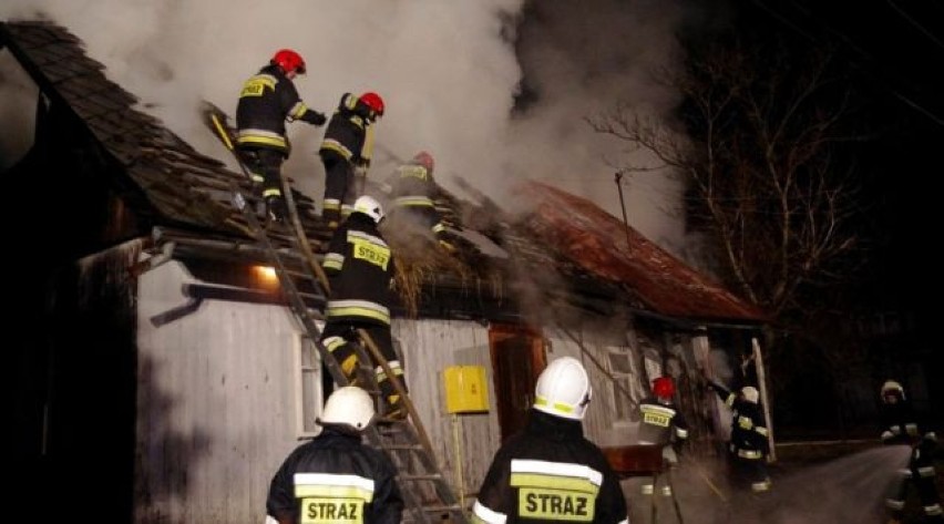 Pożar w Humniskach. Spłonął dom