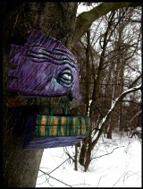Nowy Targ: na drzewach pojawiły się maski [ZDJĘCIA]