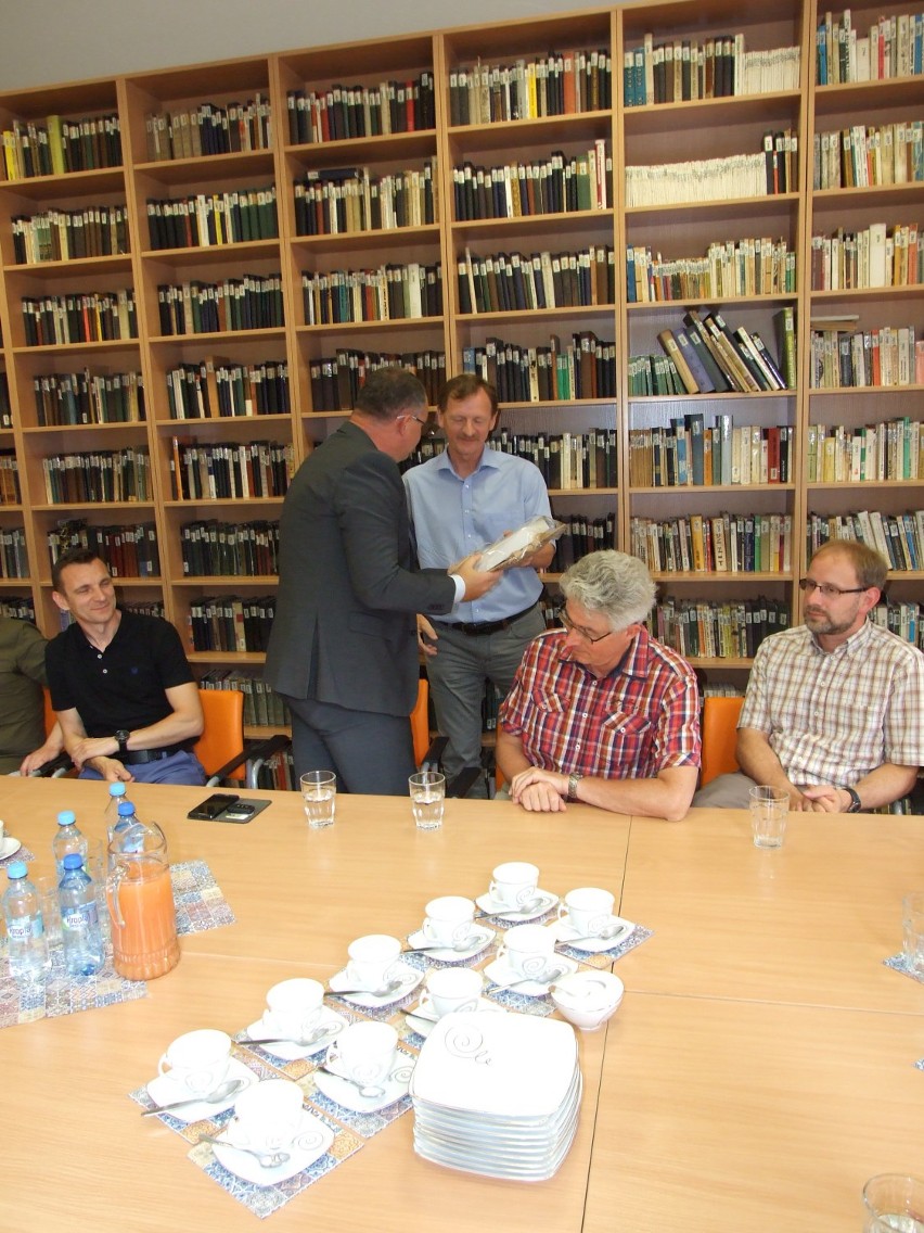 Delegacja zaprzyjaźnionego powiatu niemieckiego Ammerland w Pleszewie