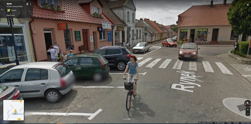 Pniewy w Google Street View. Jak zmieniło się miasto? Kogo przyłapały kamery Google?