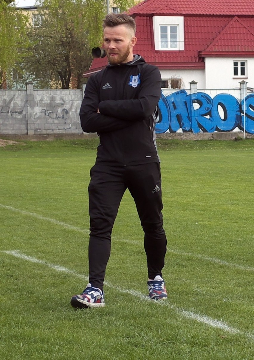 Szymon Szydełko, trener Sokoła, wcześniej JKS-u.